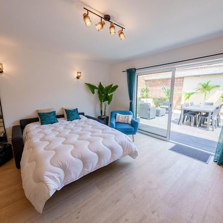 L'Escale Tropicale, Appartement Independant Avec Terrasse Privative Saint-Quentin  Eksteriør billede