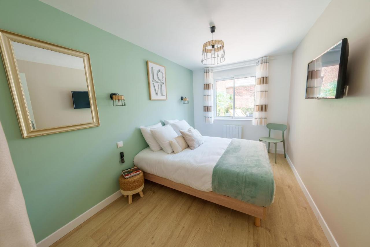 L'Escale Tropicale, Appartement Independant Avec Terrasse Privative Saint-Quentin  Eksteriør billede