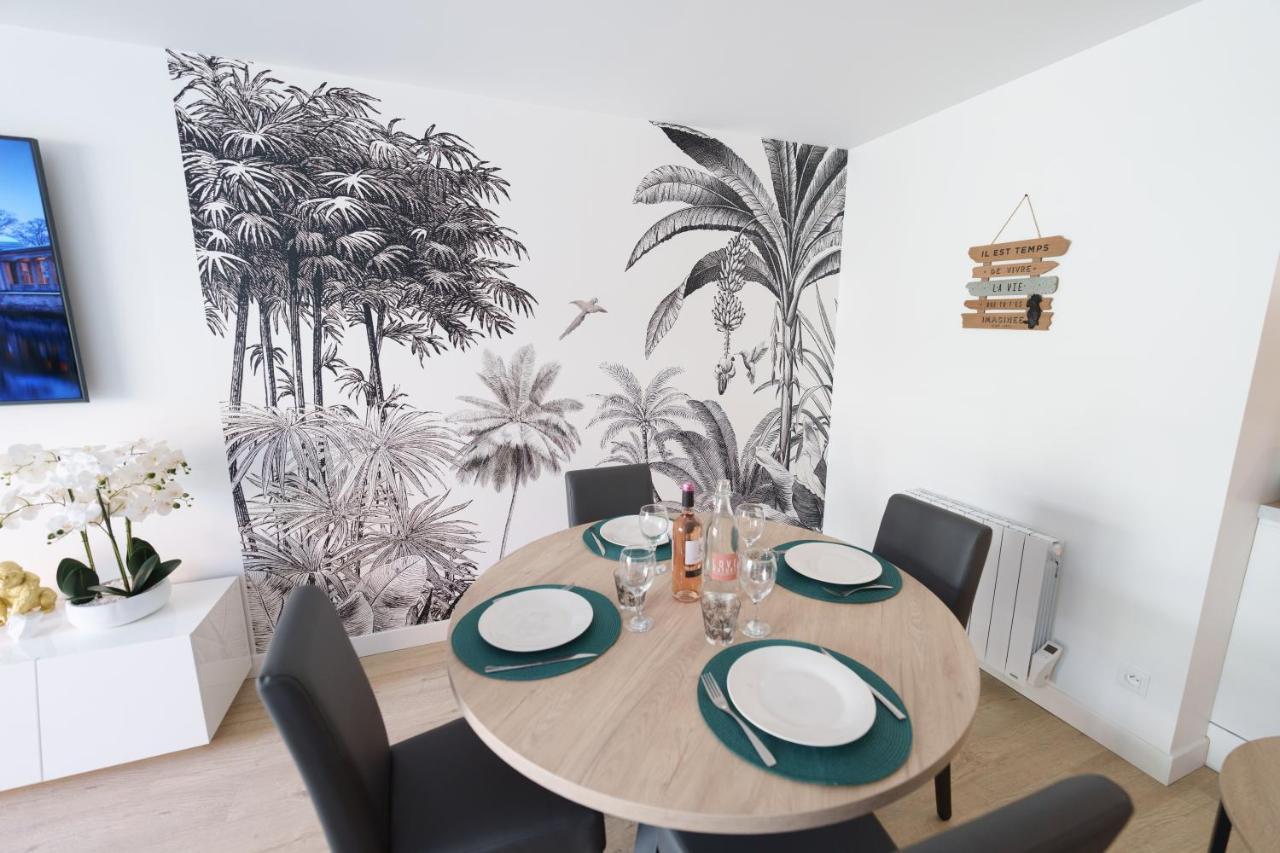 L'Escale Tropicale, Appartement Independant Avec Terrasse Privative Saint-Quentin  Eksteriør billede