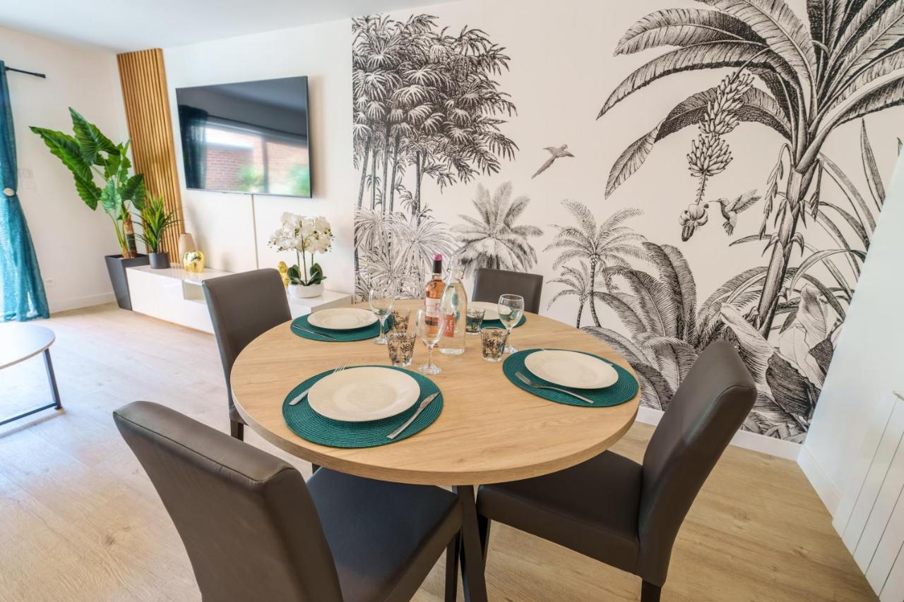 L'Escale Tropicale, Appartement Independant Avec Terrasse Privative Saint-Quentin  Eksteriør billede
